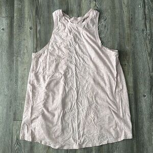 Lululemon Pink High Tie-Back Tank Top